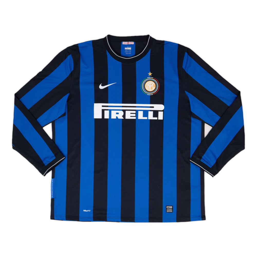 2009-10 FC Internazionale Milano 1a Equipación Manga Larga